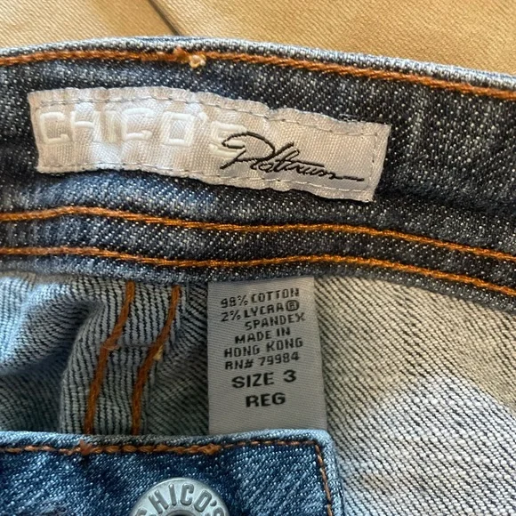 Chicos platinum jeans 3 - Picture 2 of 5